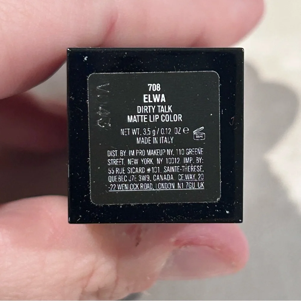 IL MAKIAGE DIRTY TALK LIPSTICK SILKY-MATTE LIP COLOR Elwa NIB